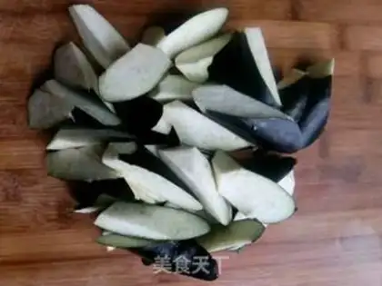 Make Meat and eggplant step 0