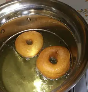 Make Potato chocolate donuts step 15