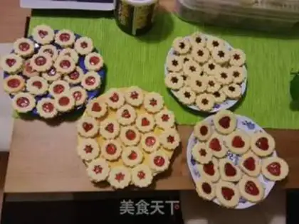 Make Butter cookies with jam step 17