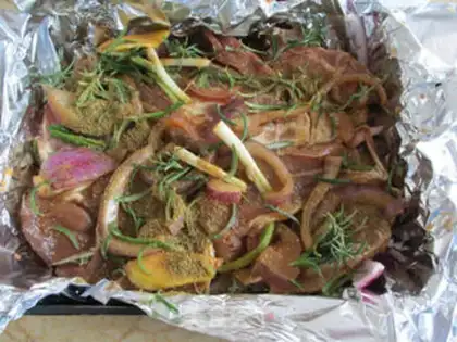 Make Rosemary roasted sheep shoulder chops step 4