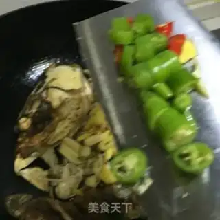 Make Red-burned fish head step 6