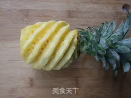 Make Mint pineapple step 0