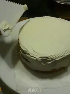 Make Christmas Snow Baby Cake step 8