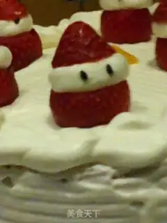 Make Christmas Snow Baby Cake step 9
