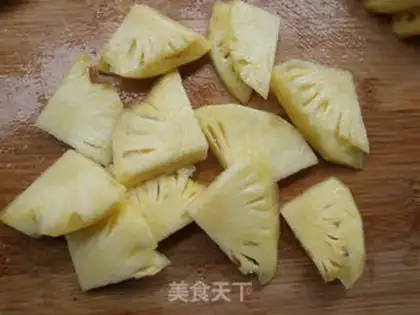 Make Mint pineapple step 2