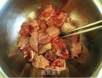 Make Spicy chicken step 1