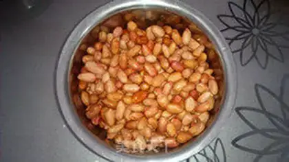 Make Salted peanut rice step 0