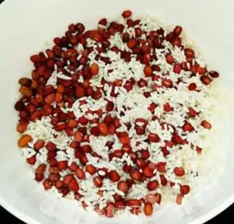 Make Red bean rice congee step 0