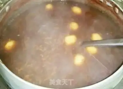 Make Red bean rice congee step 5