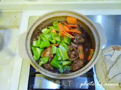 Make Peppers and chickens step 8