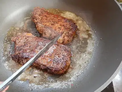 Make Black pepper steak step 12