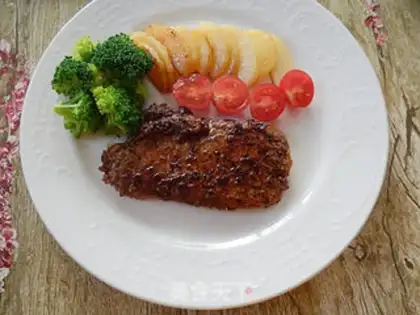 Make Black pepper steak step 13