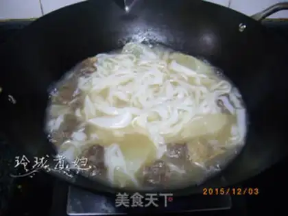 Make radish and oxen step 1