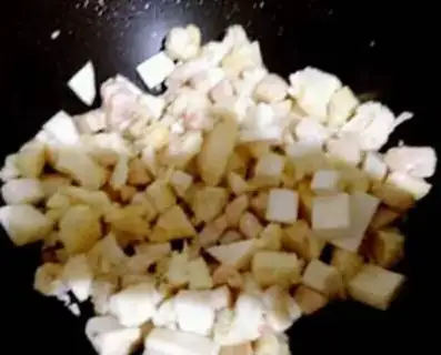 Make Curry chicken chest mushrooms step 9