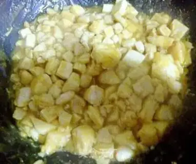 Make Curry chicken chest mushrooms step 11