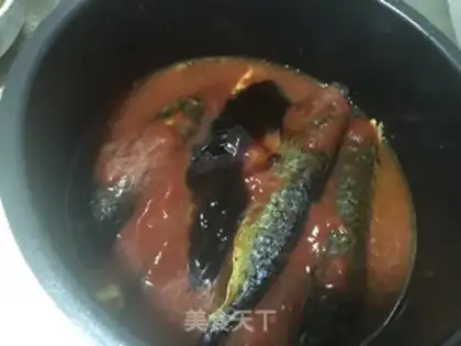Make Tomato mackerel step 3