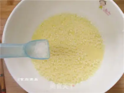 Make Pumpkin bean cake step 6