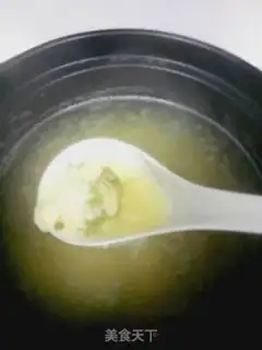 Make Lily Lotus green bean congee step 3
