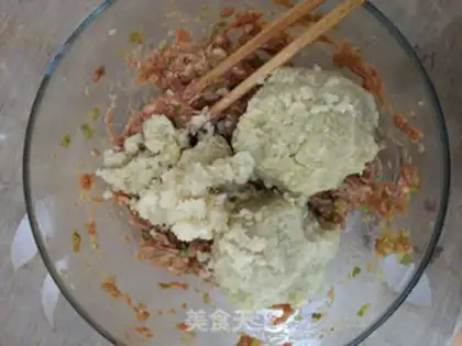 Make Sour pork dumplings step 4