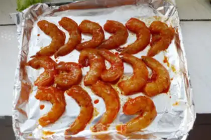 Make New Orleans baked shrimp step 8
