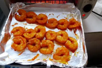 Make New Orleans baked shrimp step 10