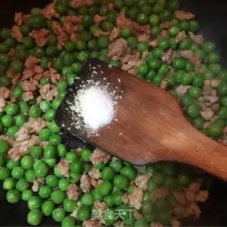 Make Peas, fried meat step 7