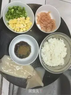 Make Roasted squid rice step 0