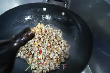 Make Chili fried melons step 7