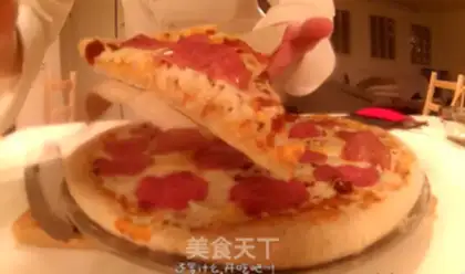 Make Salami sausage pizza step 6