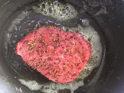 Make Black pepper steak step 9
