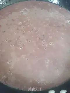 Make Red bean pie step 4