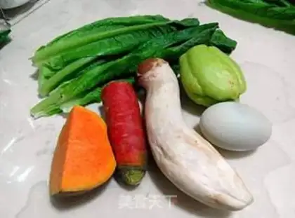 Make Salted egg omelet step 0