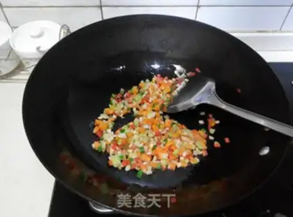 Make Salted egg omelet step 6