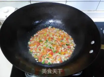 Make Salted egg omelet step 7