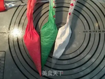 Make Christmas bouquet cookies step 16
