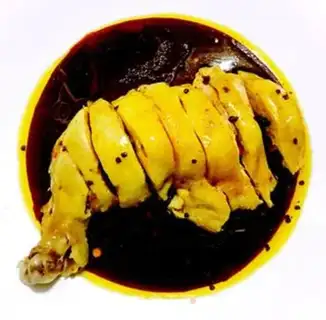 Make Snack chickens with gold balls step 13