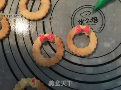 Make Christmas bouquet cookies step 17