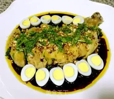 Make Snack chickens with gold balls step 16