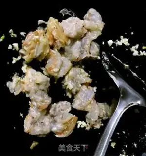 Make Celery lily shrimp step 9