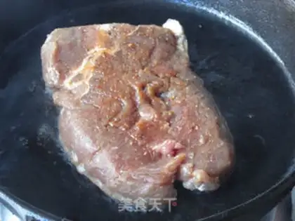 Make Black pepper steak step 5