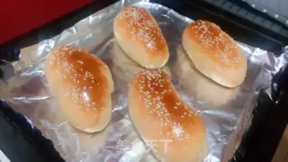 Make American hot dog bread step 8