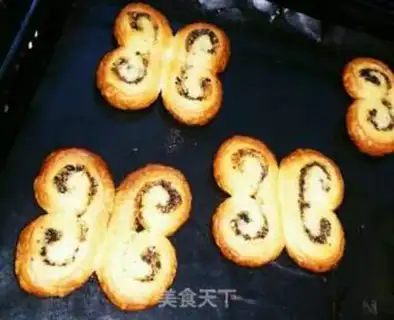 Make Sesame butterflies step 5