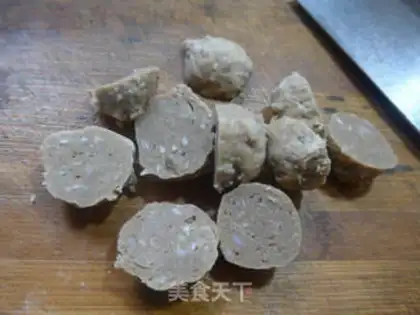Make Cow-ball oil tofu step 1