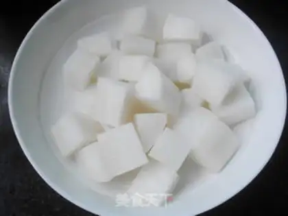 Make Pickle radish chops step 2