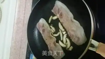 Make Bacon roasted cold noodles step 0
