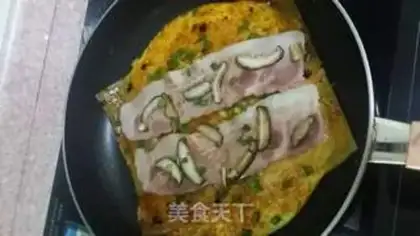 Make Bacon roasted cold noodles step 4