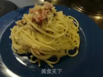 Make The pasta carbonara step 10
