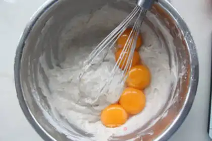 Make Banana cake roll step 4