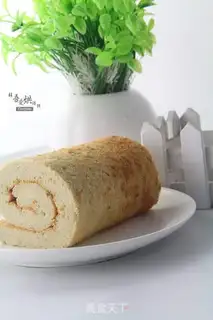Make Banana cake roll step 10