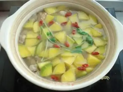 Make Yellow lamb soup step 7